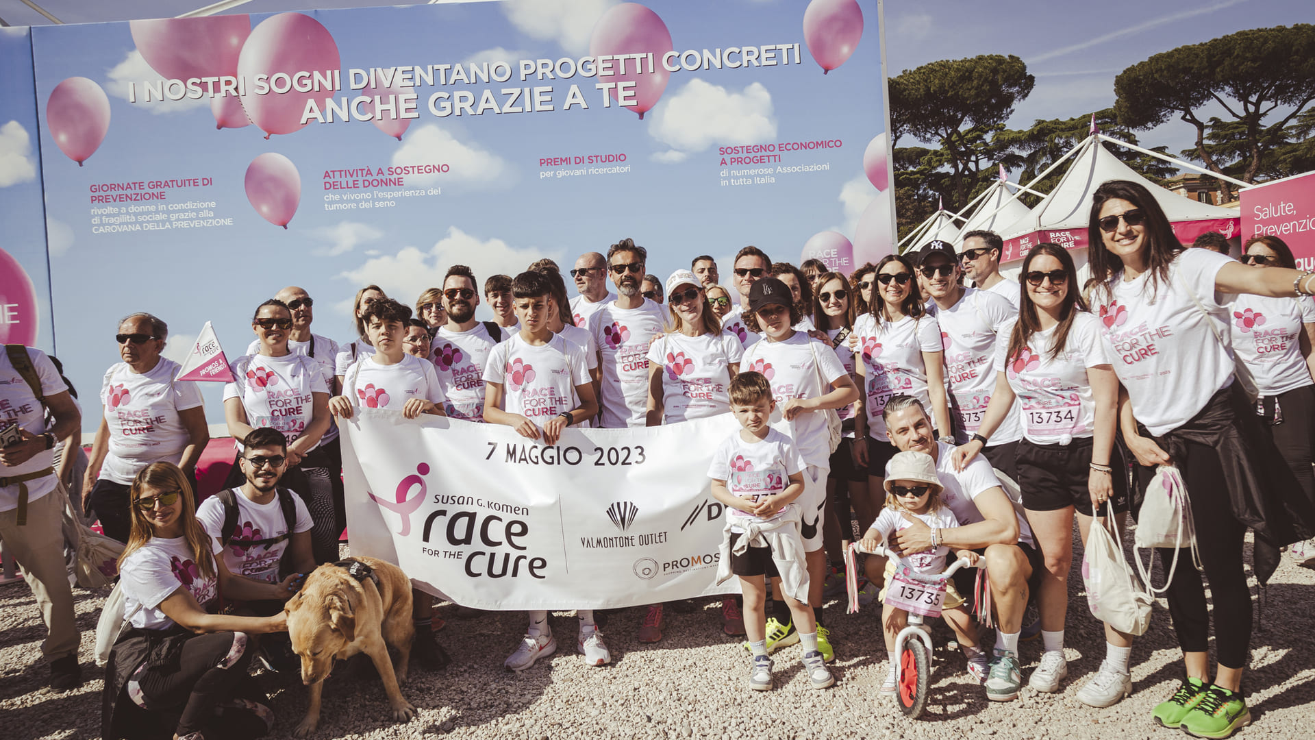 team Promos & Friends alla Race for The Cure di Roma