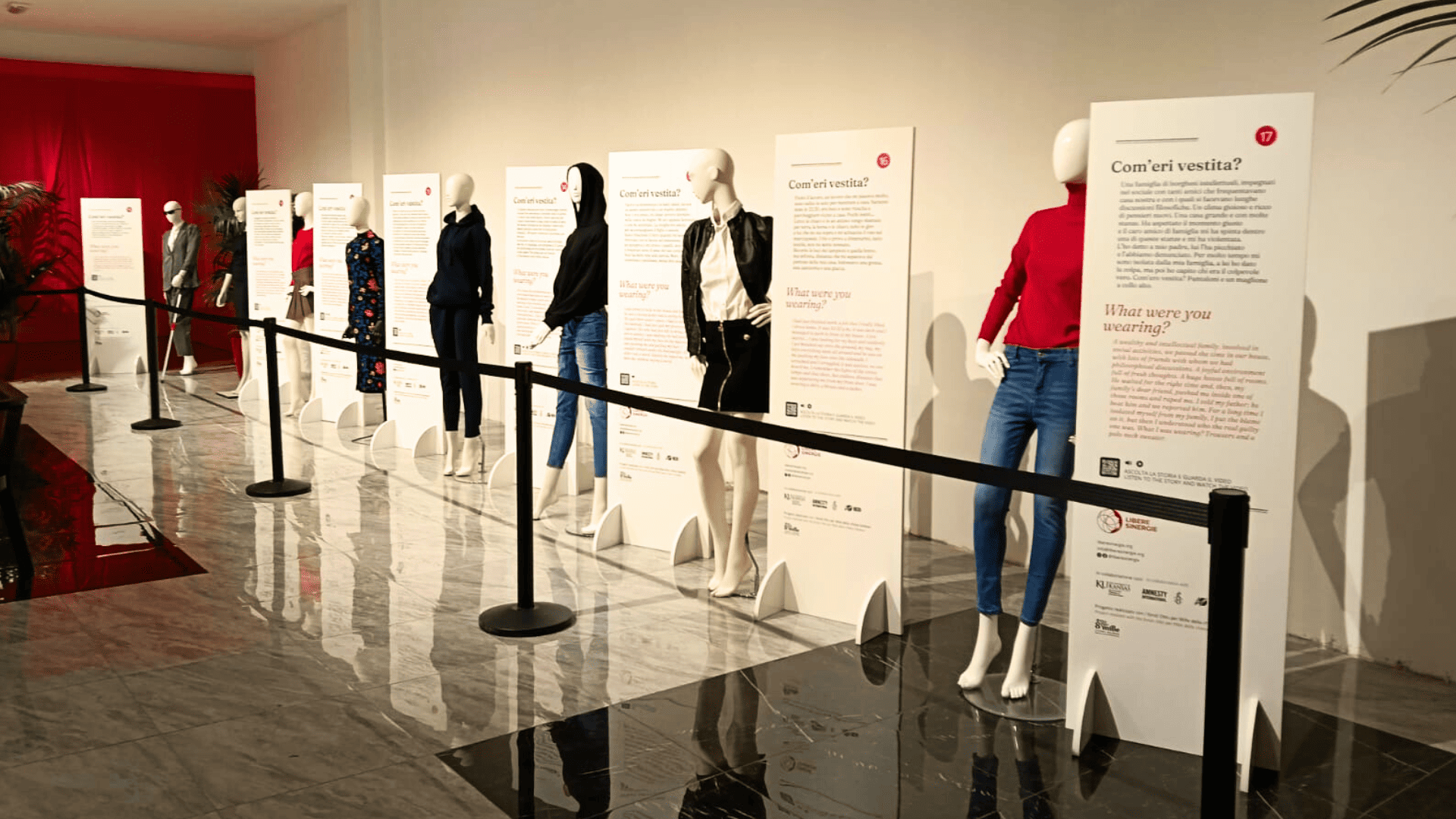 mostra sulla lotta alla violenza sulle donne