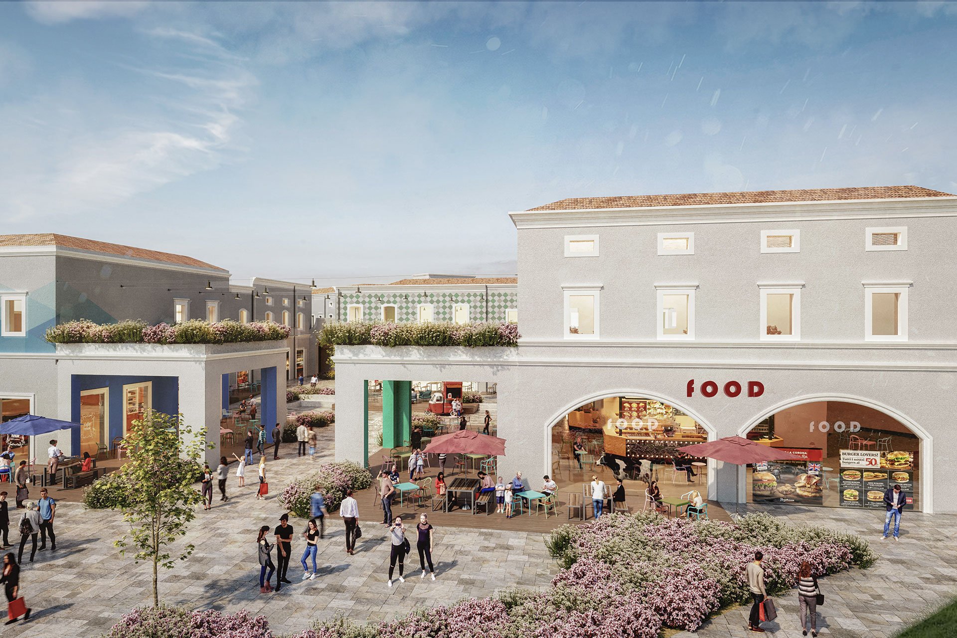 nuova food court citta sant angelo progetto di rivalorizzazione